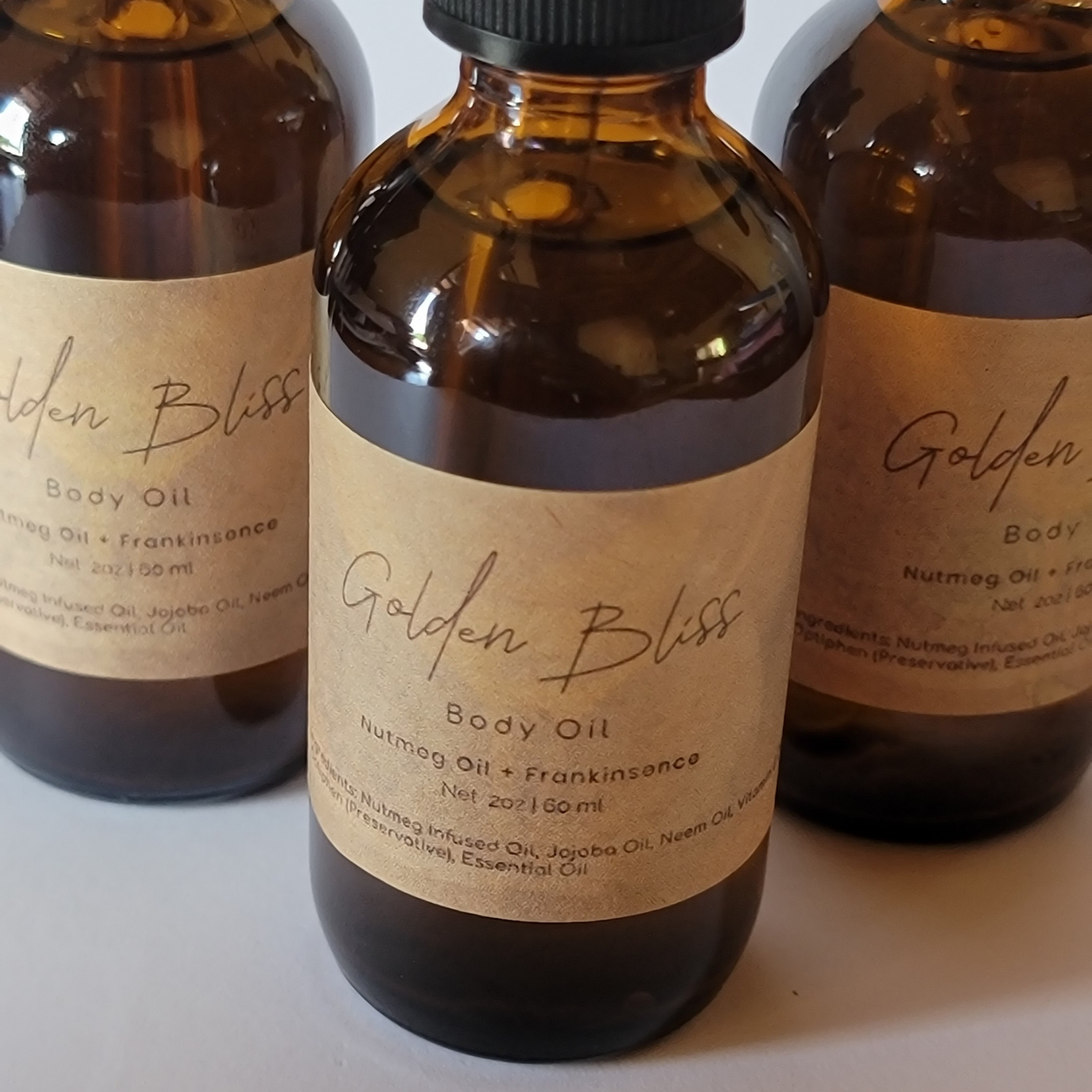 Golden Bliss Body Oil with Frankincense