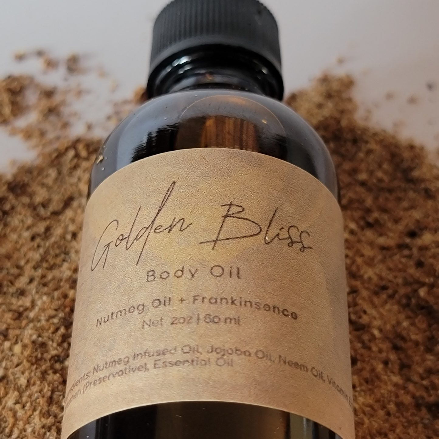 Golden Bliss Body Oil with Frankincense