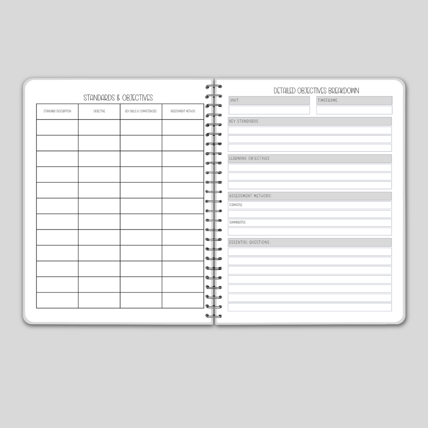 Curriculum Mapping Planner