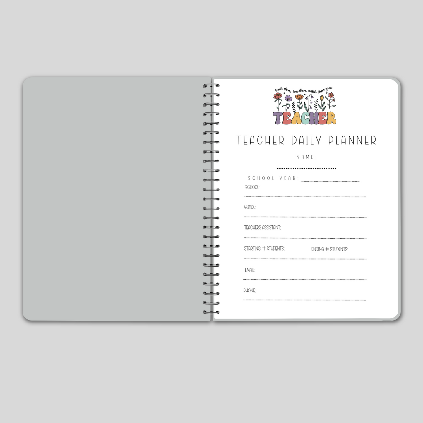 Teacher Daily Planner