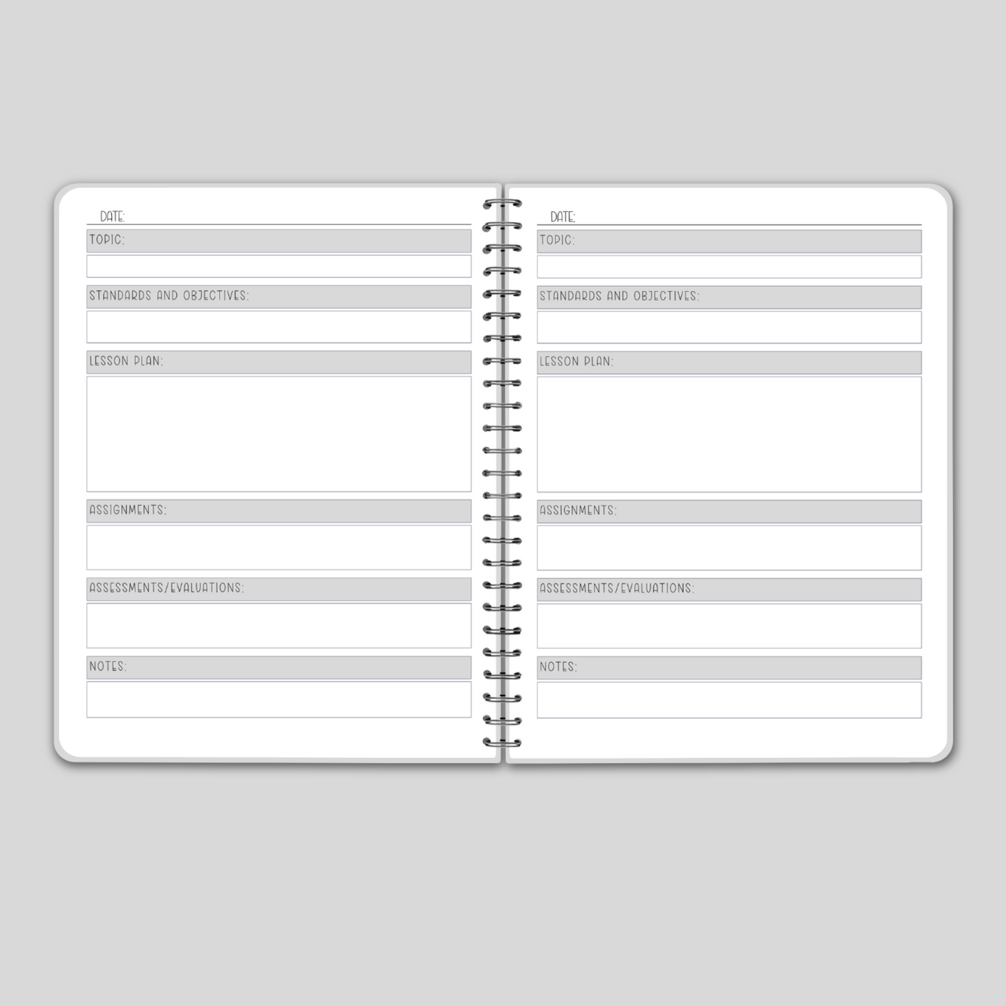 Teacher Daily Planner