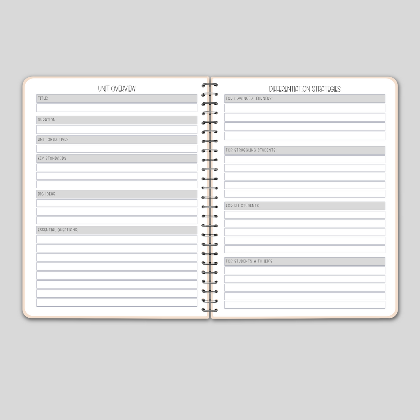 Curriculum Mapping Planner