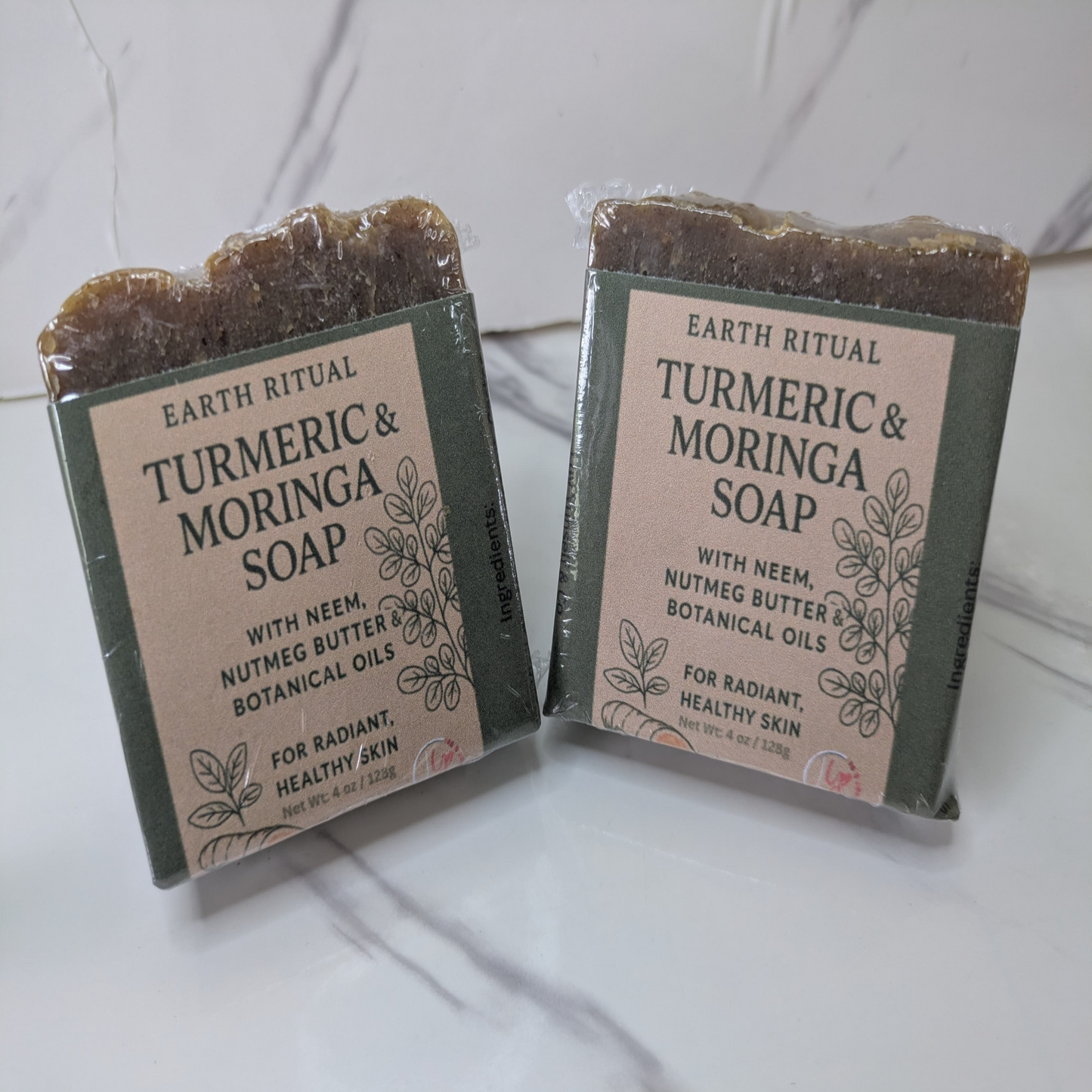 Earth Ritual: Turmeric & Moringa Soap