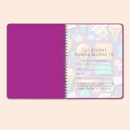 Undated Student Planner