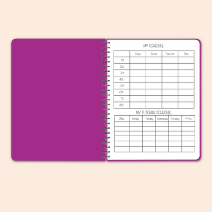 Undated Student Planner