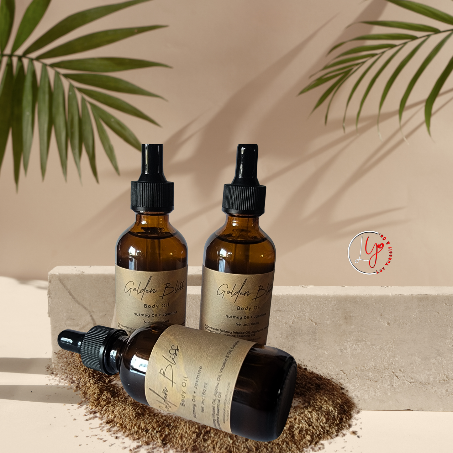 Golden Bliss Body Oil with Jasmine