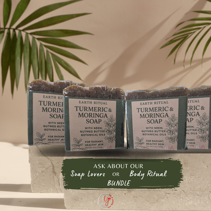 Earth Ritual: Turmeric & Moringa Soap