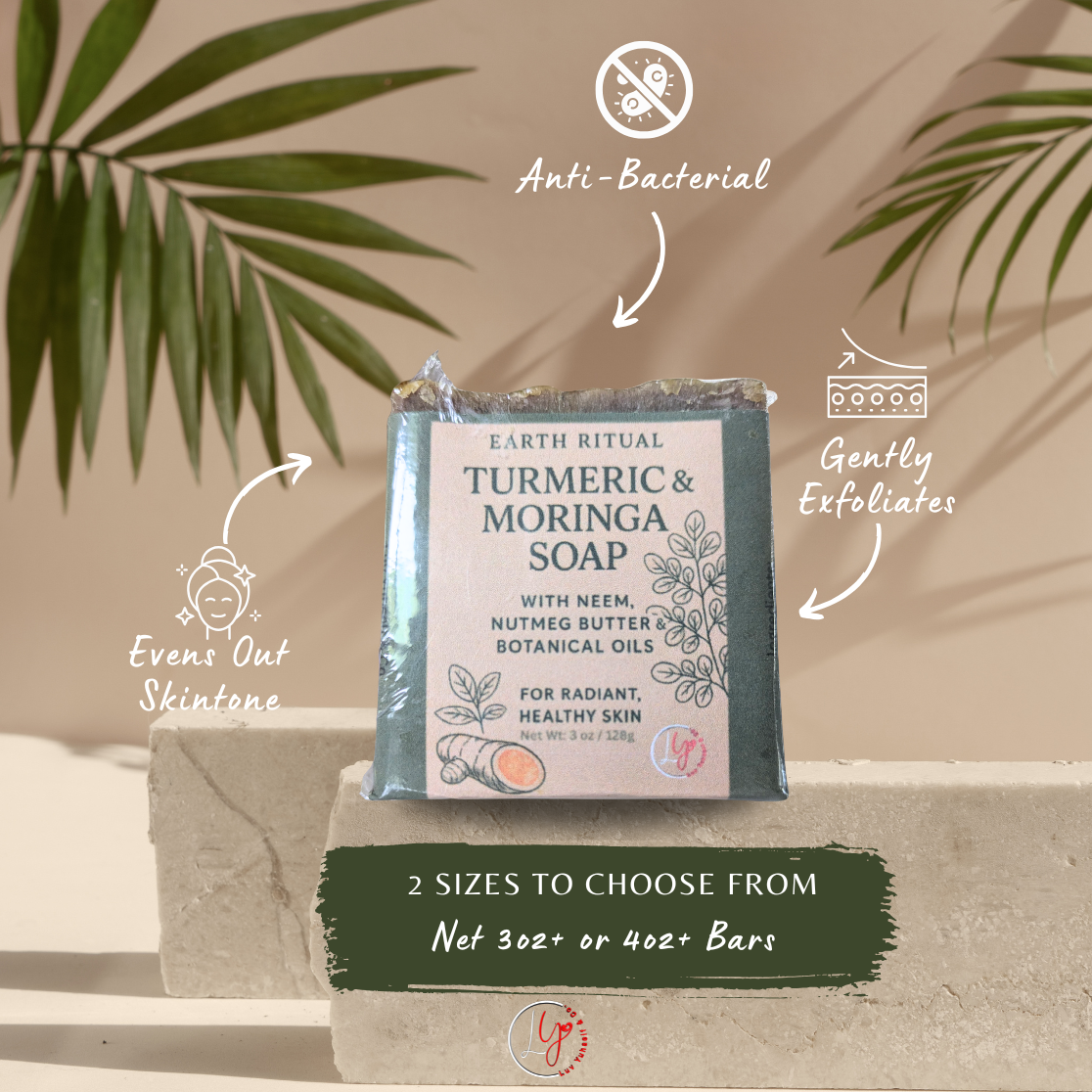 Earth Ritual: Turmeric & Moringa Soap