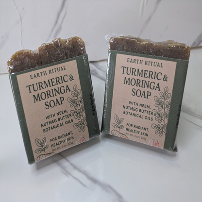 Earth Ritual: Turmeric & Moringa Soap