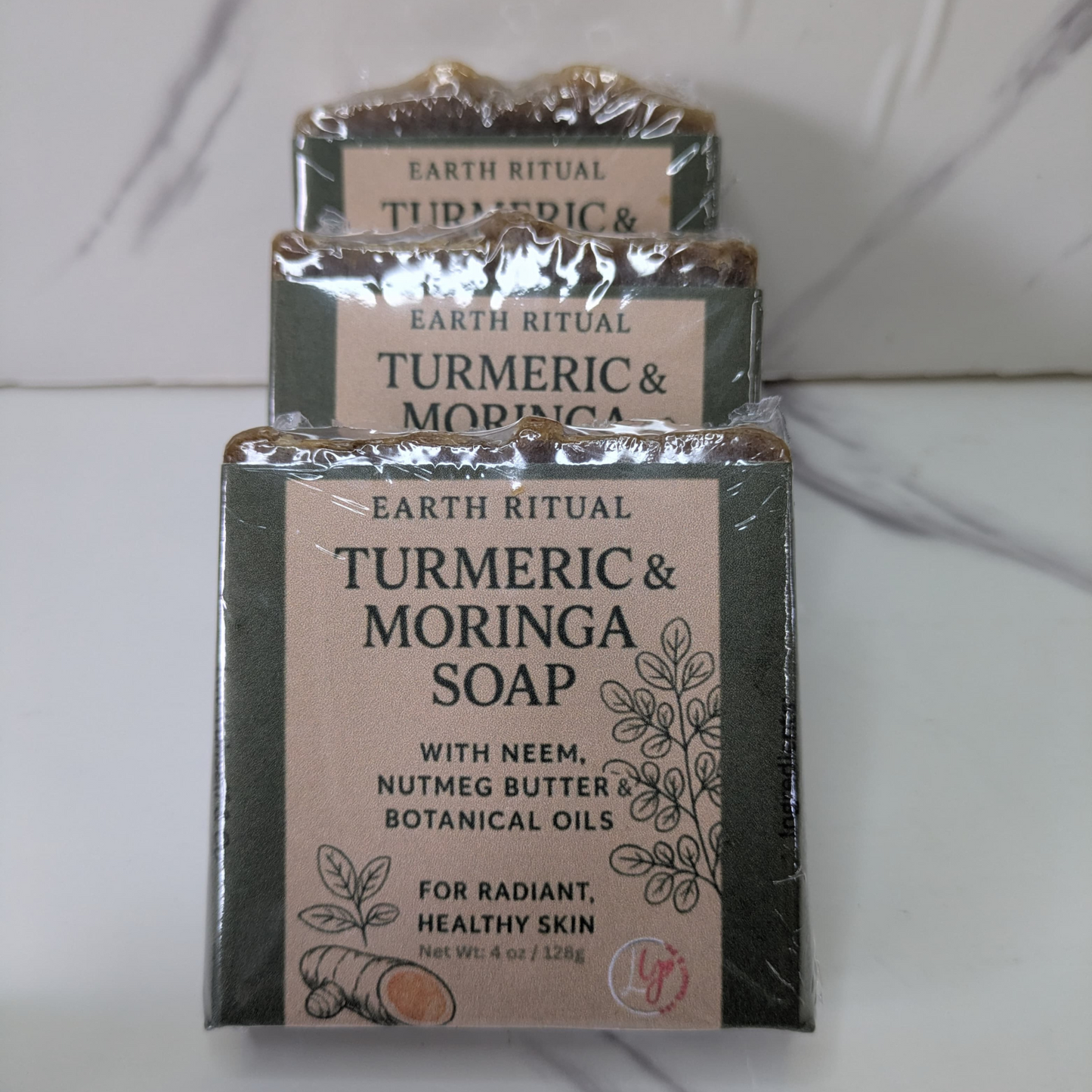 Earth Ritual: Turmeric & Moringa Soap