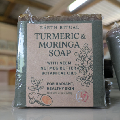 Earth Ritual: Turmeric & Moringa Soap
