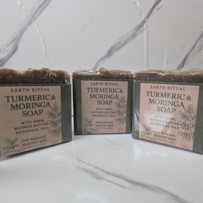 Earth Ritual: Turmeric & Moringa Soap